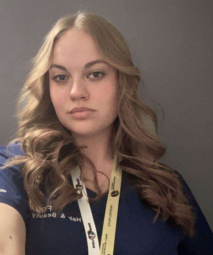 Hi, I’m Kat, a newly qualified Level 2 Hairdresser with a real passion for making people feel confident and refreshed. I love meeting new clients and helping them leave the salon feeling like the best version of themselves.